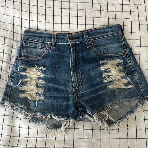 Womens 503 Levi Shorts - Picture 1 of 4